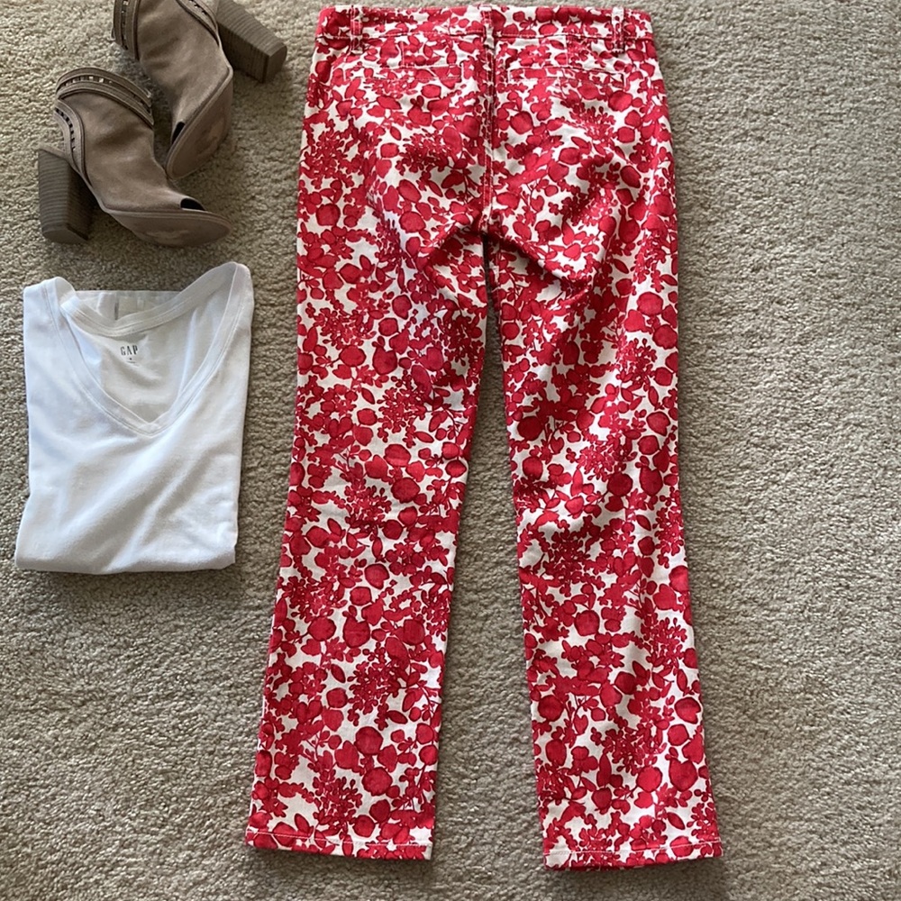 Tory Burch Laurel Cropped Straight Leg Pants - Picture 5 of 8